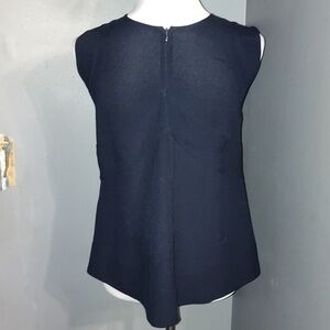 IRO black sleeveless zip up dress shirt size 38